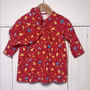 HANNA ANDERSSON NWOT 100% Cotton Pear Print Dress Bloomer Matching Set